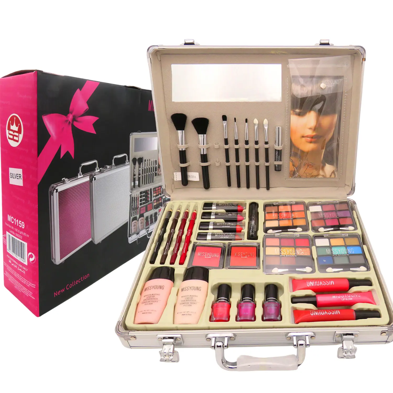 Miss Young Steel Makeup Kit Mc1159