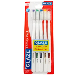 Gl 234 Glaze Toothbrush- Family Pack 5's