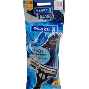 Gl 310-6 Glaze-3  Disposable Razor 6+6 Pack