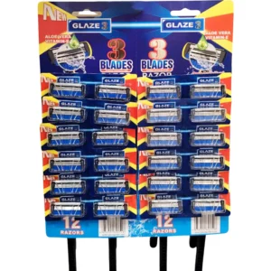 Gl 311 Glaze3 Disposible Razor Hanging Type 1*24