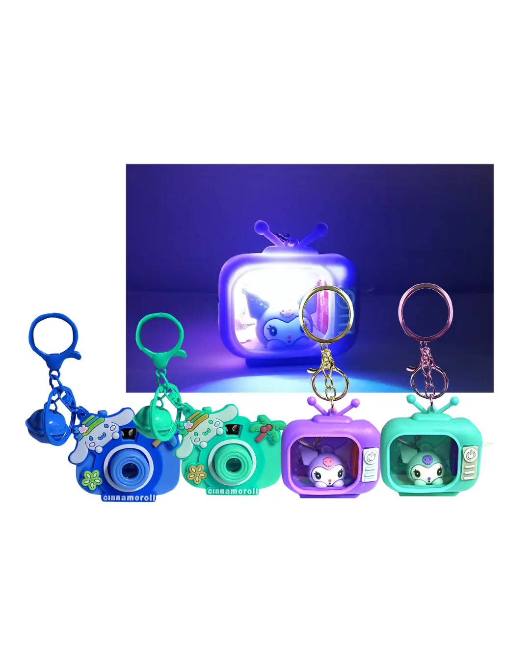 1731 Trendy Keychain with Led