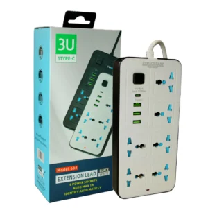1777 Sparkle 6 Power Sockets 3 U 1 Type-C No:634