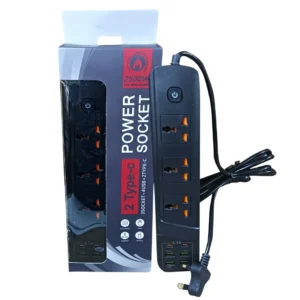 1778 Sparkle Power Socket 3 Socket+4 Usb+2 Type-C